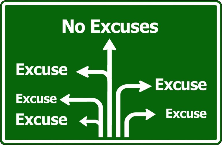 no excuses